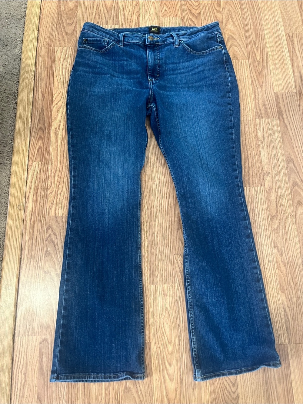 Lee Women's Blue Flare Jeans